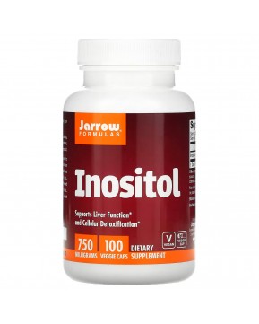 Jarrow Formulas, инозитол, 750 мг, 100 вегетарианских капсул